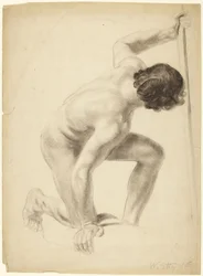 Studie einer männlichen Figur