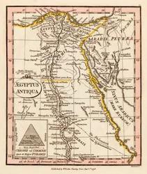 Das Alte Ägypten. Karte.