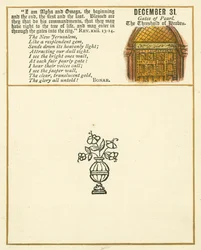 Seite aus dem Bibel-Emblem-Jubiläumsbuch