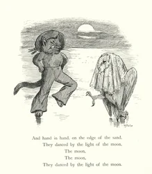 Die Eule und die Pussycat (Gravur)