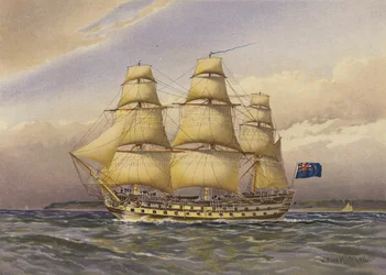Schlachtschiff, um 1760
