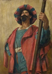 Spanische Figur des zwölften Jahrhunderts