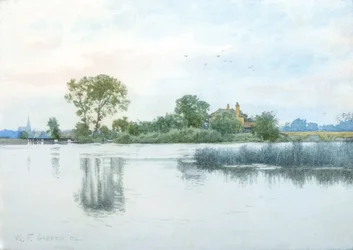 Über die Ouse zu Hemingford Abbots