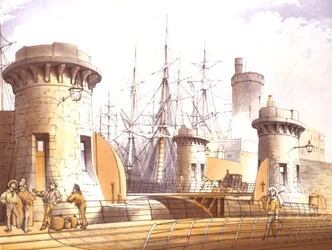 Stanley Dock Gates, 1864