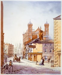 Das Heim der Seeleute, von der Hanover Street, Liverpool, 1864