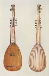 Musikinstrumente: Theorbo