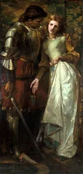 Ophelia und Laertes oder Ophelia Hier ist Rosmarin, 1879