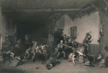 Blindekuh, 1812, Mitte des 19. Jahrhunderts