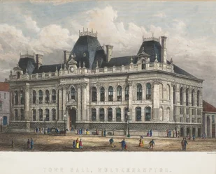 Rathaus, Wolverhampton, ca. 1871