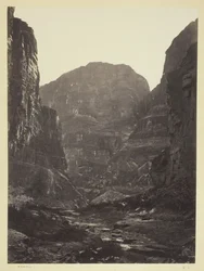 Cañon von Kanab Wash, Colorado River, Blick nach Süden, 1872