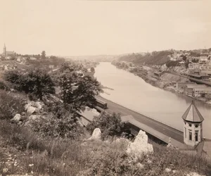 Lehigh Valley von Piccadilly Hill, für die Lehigh Valley Railroad