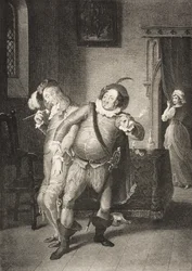 Olivias Haus, Akt II, Szene III, aus 