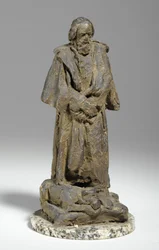 Maquette für Alfred, Lord Tennyson, sitzend am Trinity College, Cambridge, ca. 1909