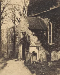 Kirchenvorhalle, Earlham, bei Norwich, 1857