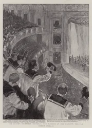 Der achtzigste Geburtstag der Königin, die Matinee im Her Majesty