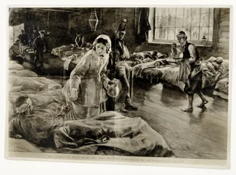 Die Heldin von vor fünfzig Jahren: Miss Florence Nightingale im Krankenhaus von Scutari, veröffentlicht in The Graphic, 19. November 1904