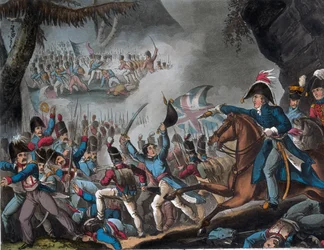 Schlacht in den Pyrenäen, 27. Juli 1813, gedruckt von J.C. Stadler, veröffentlicht von Thomas Tegg, 1. April 1818