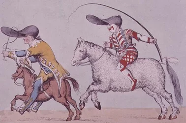 Joseph Grimaldi als Clown 