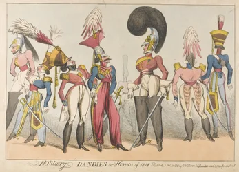 Militärische Dandies oder Helden von 1818, 1818