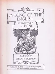 Ein Lied der Engländer Titelseite (St. Georg und der Drache)