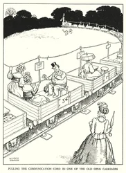 Illustration für Railway Ribaldry von W Heath Robinson