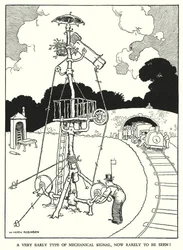 Illustration für Railway Ribaldry von W Heath Robinson