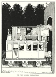 Illustration für Railway Ribaldry von W Heath Robinson