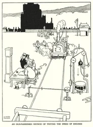 Illustration für Railway Ribaldry von W Heath Robinson
