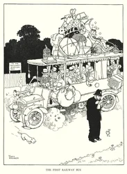Illustration für Railway Ribaldry von W Heath Robinson