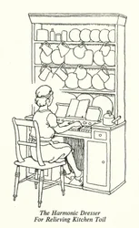 Der harmonische Ankleider zur Erleichterung der Küchenarbeit