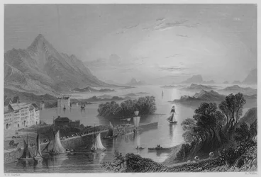 Clew Bay von Westport (Stich)