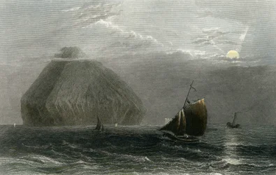 Ailsa Craig, gestochen von J. T. Willmore