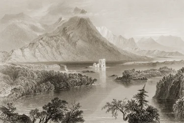 Ballynahinch, Connemara, County Galway, Irland, aus 