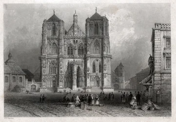 Dom von Regensburg (Stich, ca. 1830)