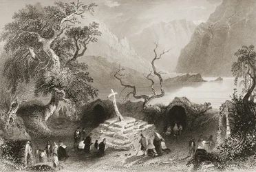 Gougane Barra, County Cork, Irland, aus 