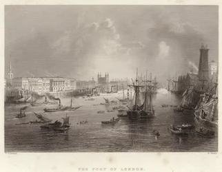 Der Hafen von London