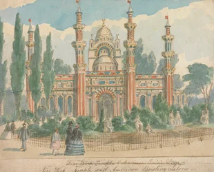 Feuerwerkstempel und American Building Saloon