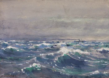 Auf dem Dampfer Bremen, vor Nova Scotia