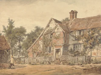 Ein Bauernhaus