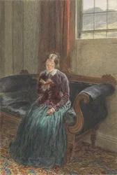 Eine Dame liest, genannt Mrs. William Hunt, ca. 1835