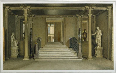 Nord Eingangshalle im Chatsworth House