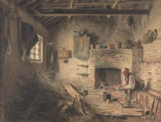 Das Frühstück des Holzfällers, ca. 1832-34