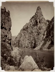 Currecanti Needle, Schwarzer Canyon des Gunnison, vor 1880