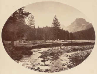 Palace Butte Park, Gallatin Mountains, Montana Territory