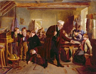 Die Dorfschule, 1857