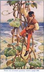 Dann kletterte er leise hinunter, Jack und die Bohnenranke, 1925