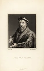 Porträt von Joos van Cleve, Maler tätig in Antwerpen, ca. 1485-1540