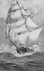 Tee-Klipper Rennen von China zur Themse