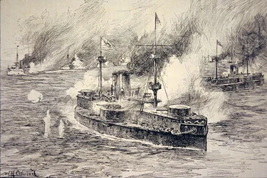 Schlacht am Yalu-Fluss am 17. September