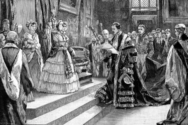 Vorstellung bei der Königin, ca. 1850er, 1900